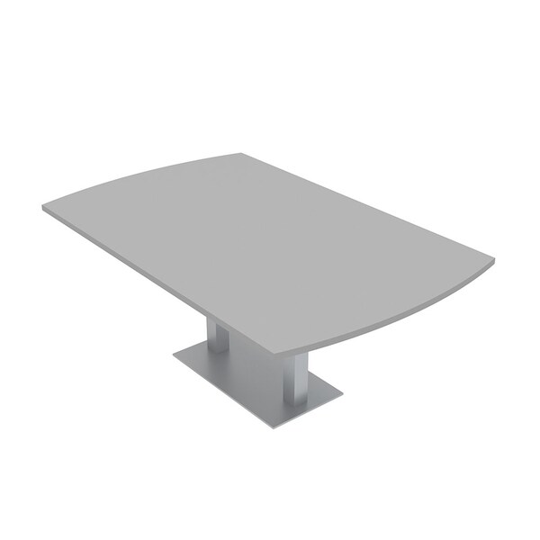 45.25 in W, 84 in L, 29 in H, Engineered Wood Top, Grey
